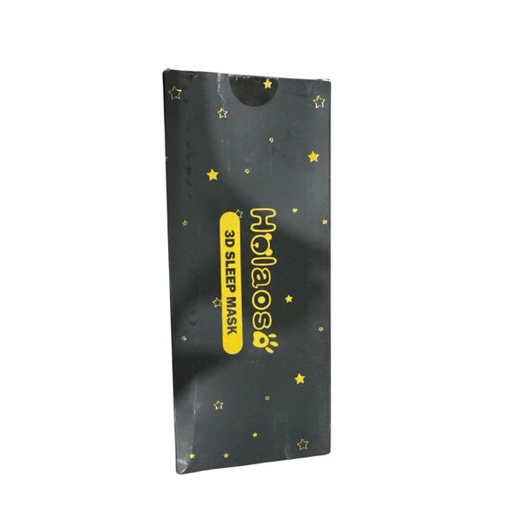 HOLAOS 3D Black Sleep Mask Fits All Head Sizes - Picture 7 of 8